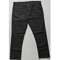 Generic Men's Cotton Blended Solid Plus Size Jeans (Black)