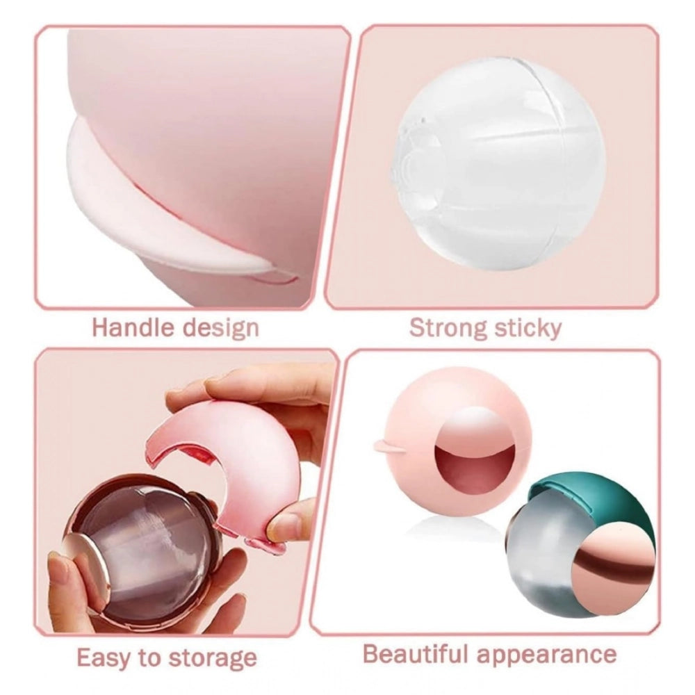 Generic Plastic Remover Sticky Ball for Clothes Gel Lint Roller (Maroon)