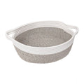Generic Cotton Baby Gift Basket Inch Pack of 1 Storage Basket For Clothes (White)