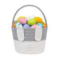 Generic Cotton Toy Bucket Pack of 1 Storage Basket For Clothes (Grey)