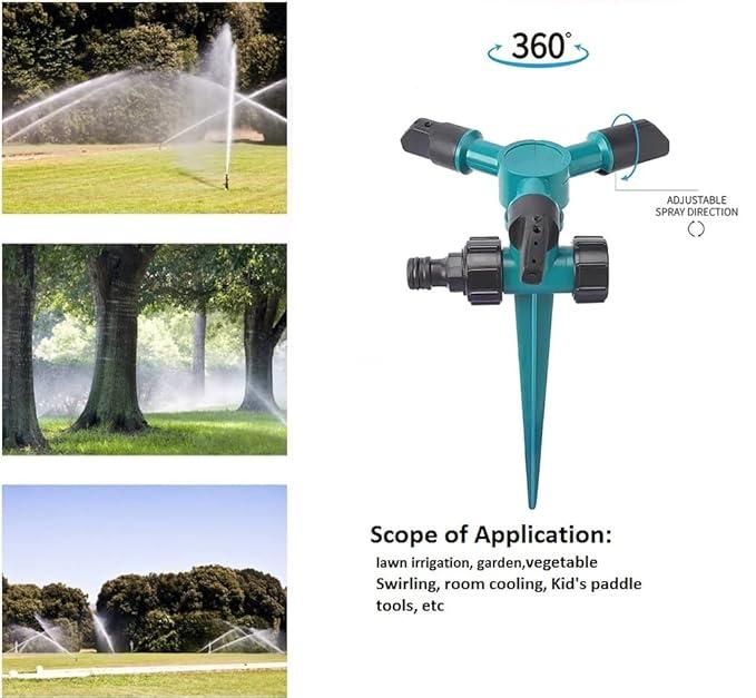 360� Rotating Garden Sprinkler Pack of 2