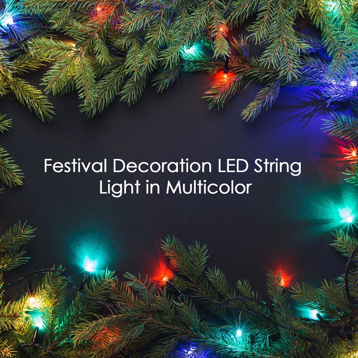Colorful 3-meter LED string light for celebration