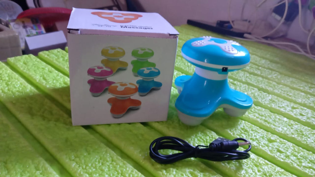 Triangle USB Mini Massager – Multifunction, Automatic Switch, Fatigue Relief (1 Pc/ Battery Not Included)