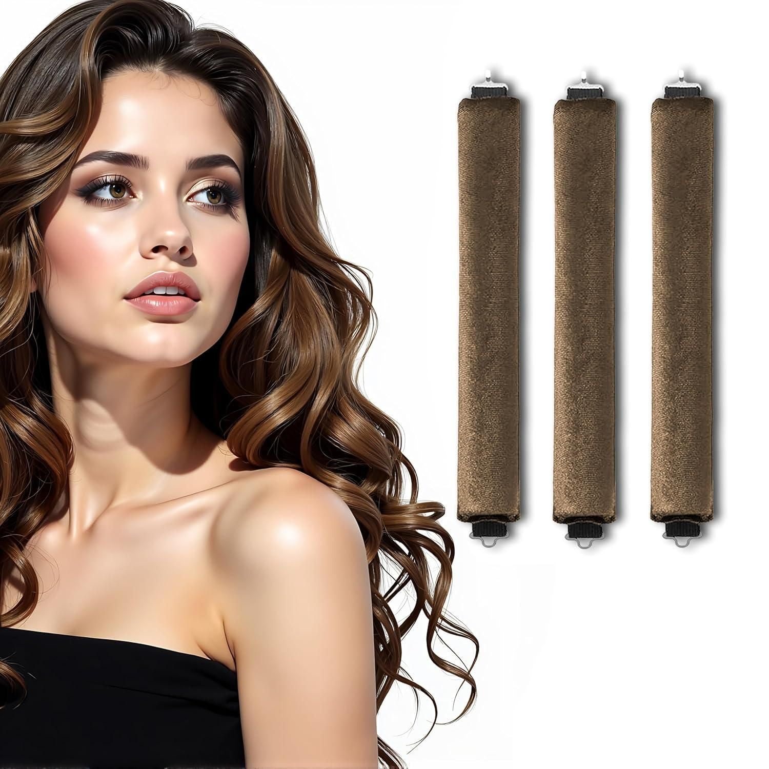 Heatless Curling Rods with Hooks (Pack of 3) – ShopZilla