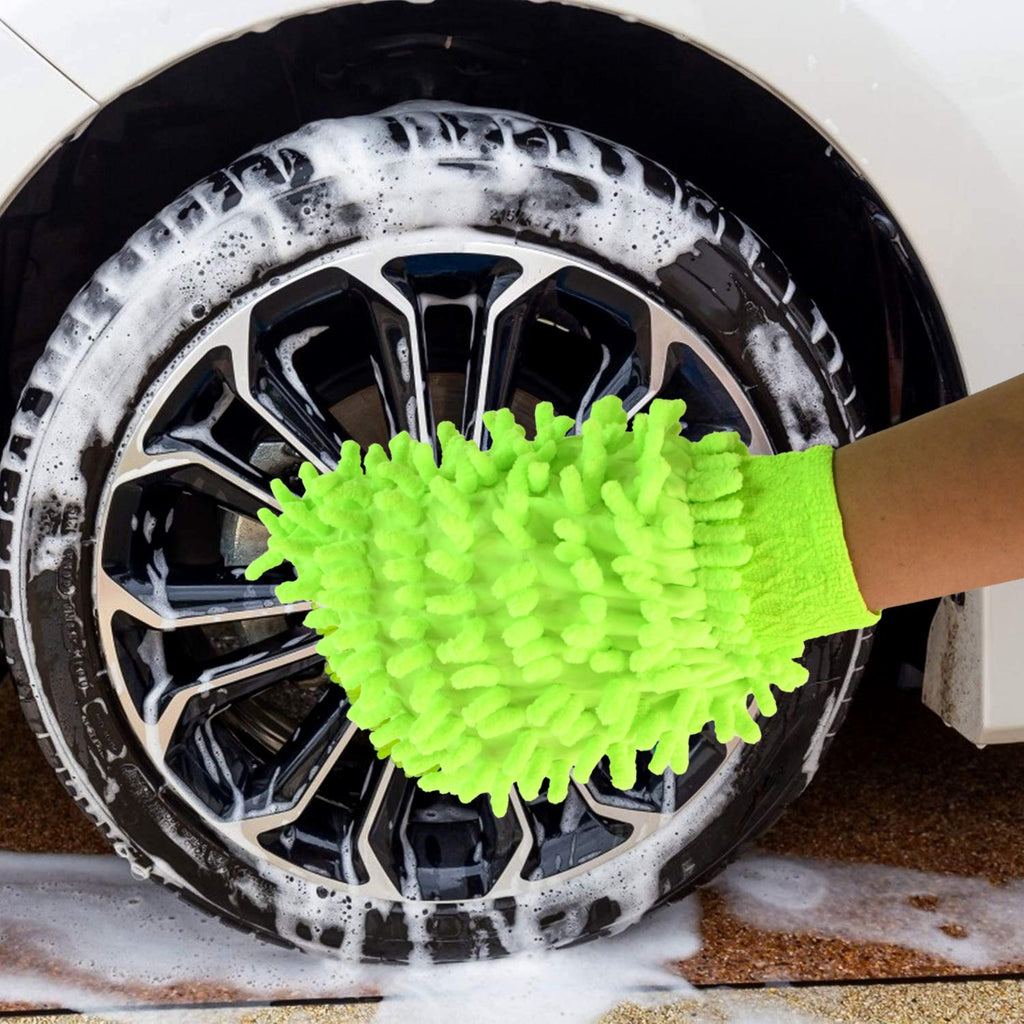 Microfiber Car Wash Glove Mitt For Car,Bike,Home & Surface