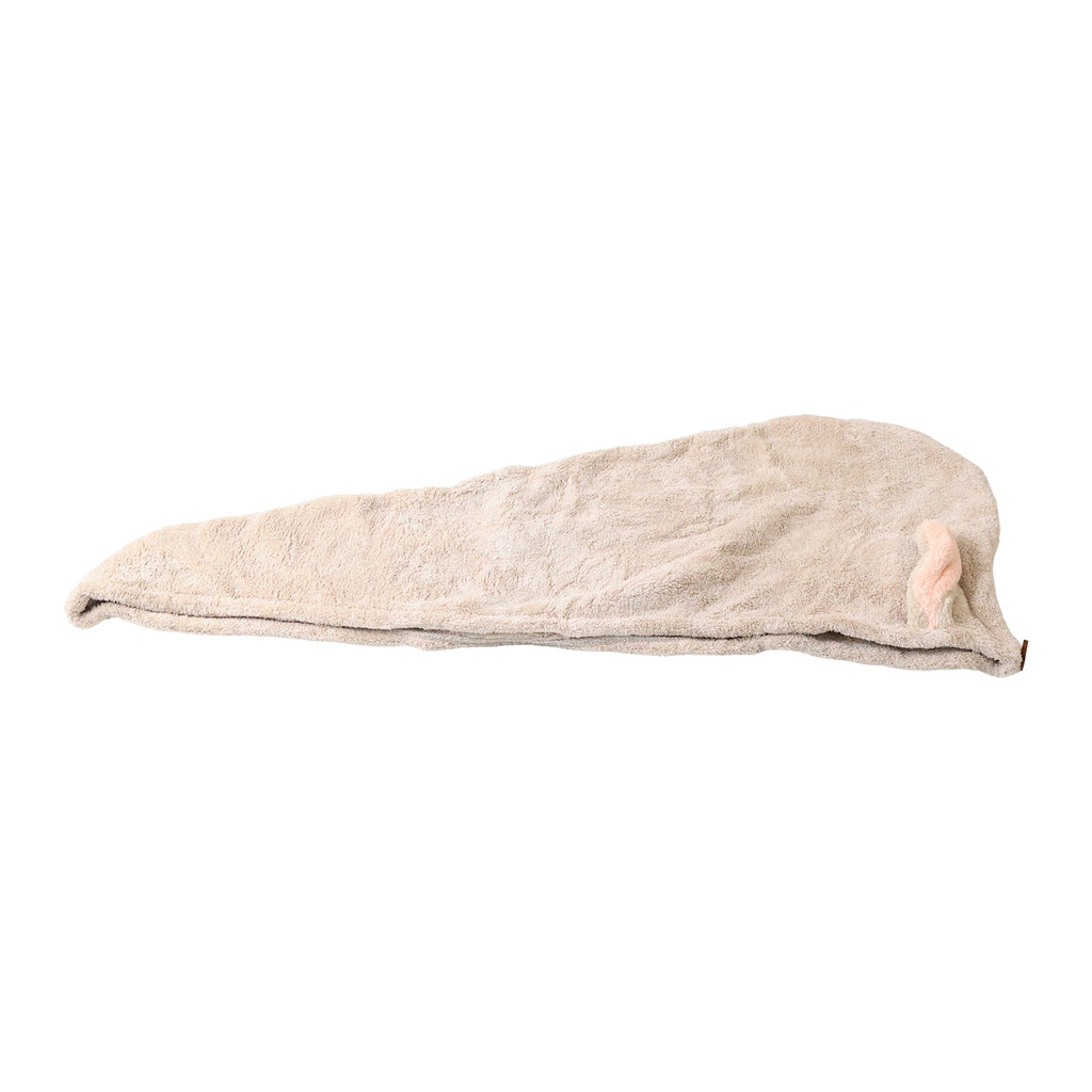 Cute Animal Ear Hooded Hair Drying Towel Wrap (1 Pc)
