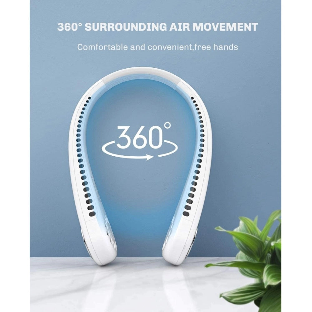 Generic Plastic USB Rechargeable Wearable Neck Fan