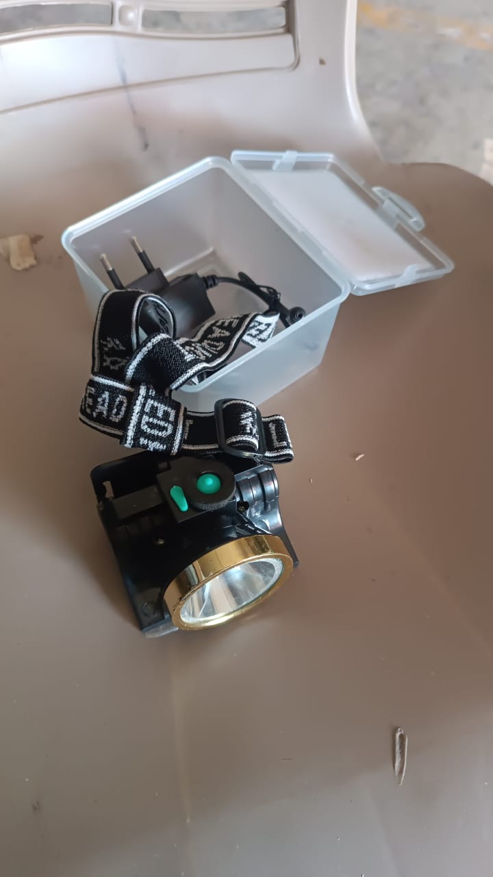 Rechargeable Solar LED Head lamp