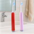 Battery-Operated Electric Toothbrush with Replaceable Head (Mix Color / 1 Pc)